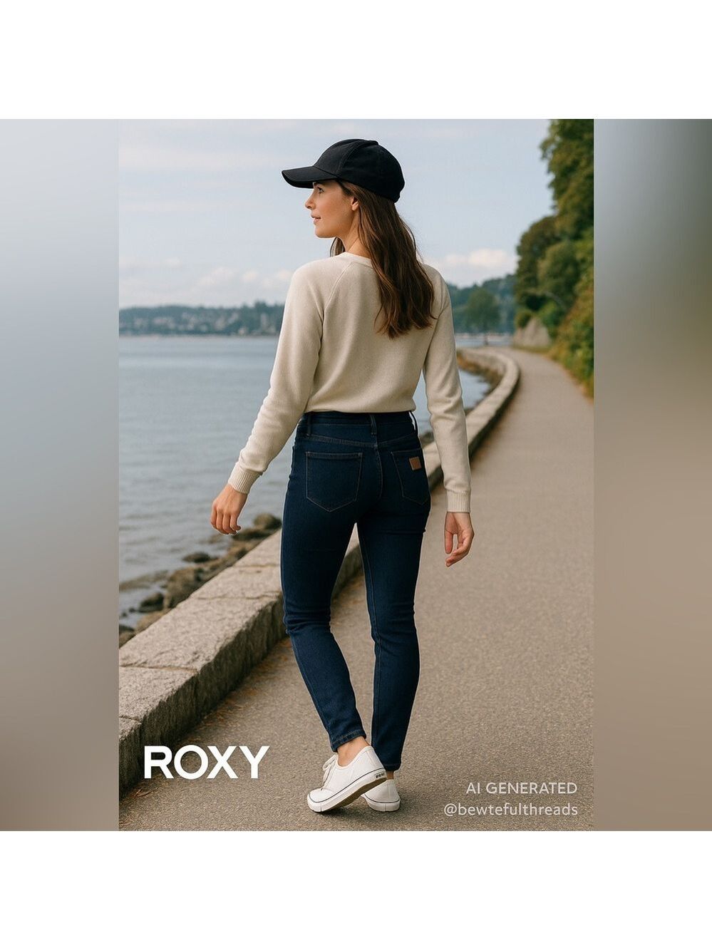 ROXY Dark Wash Skinny Jeans | Size 5/27 | Classic Dark Denim